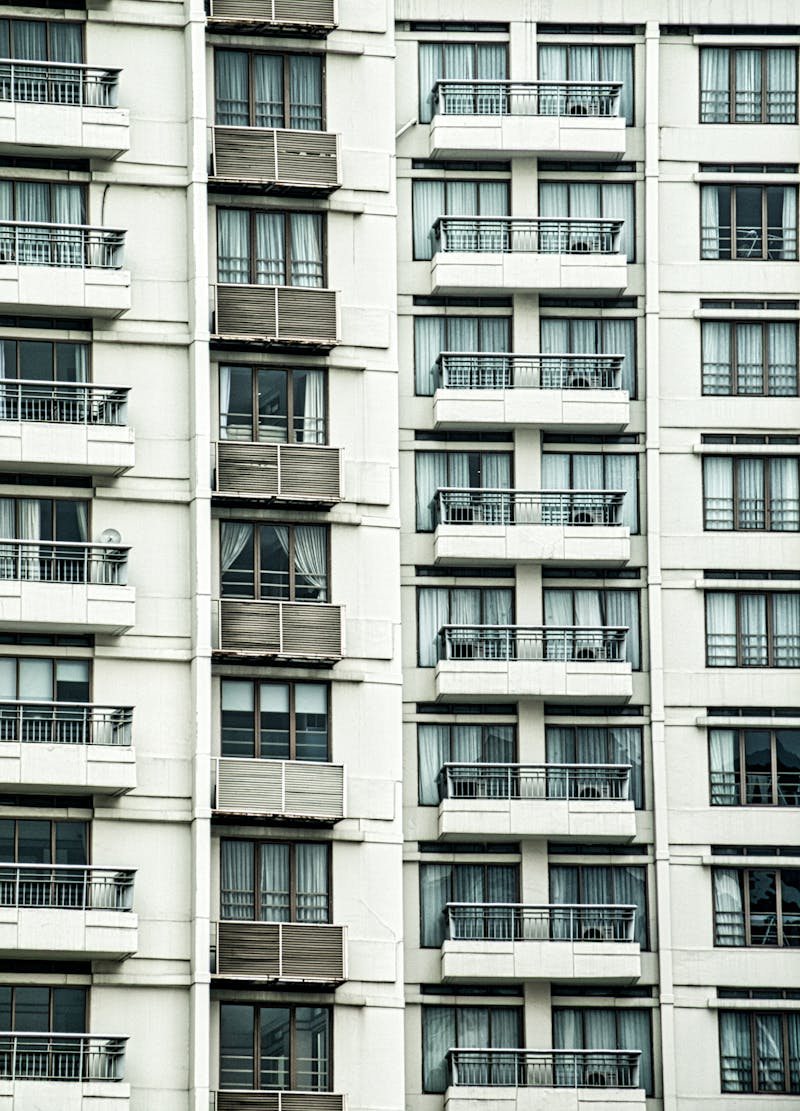 Residential condominium buildings in Bangkok