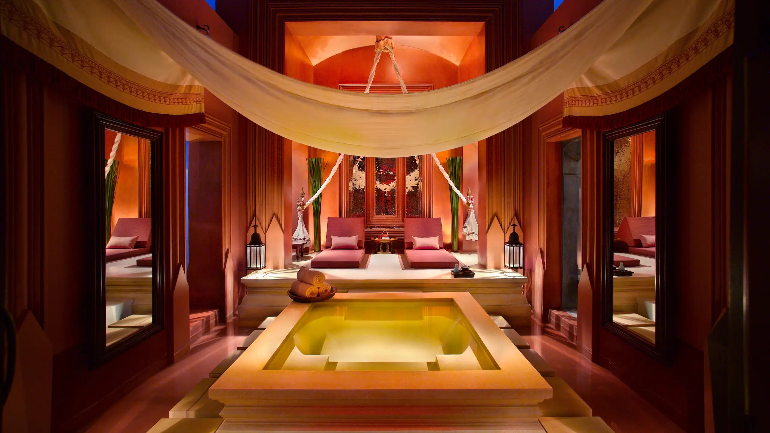Outdoor treatment setting at The Barai spa in Hua Hin