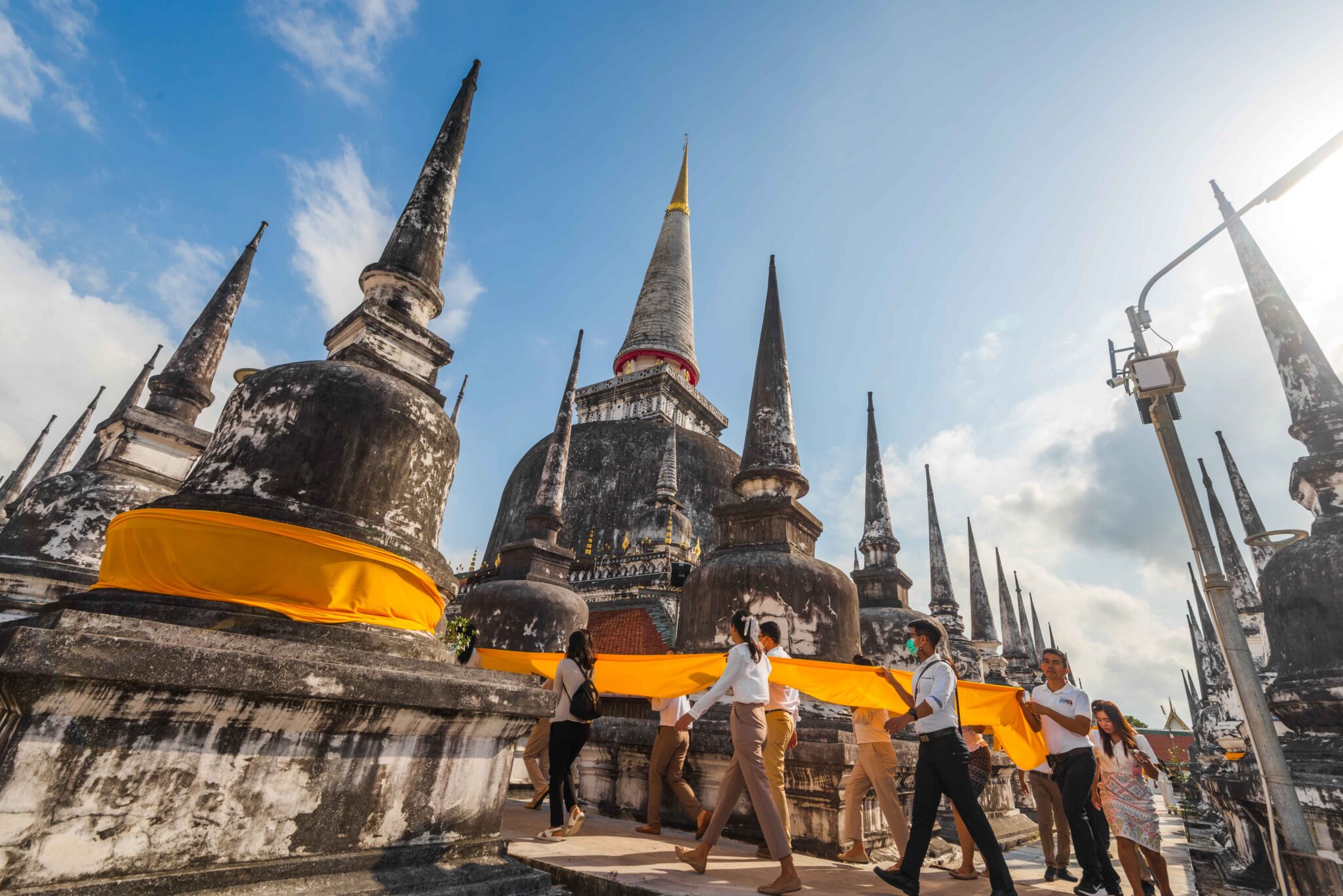 Buddhist heritage detail at Wat Phra Mahathat Woramahawihan
