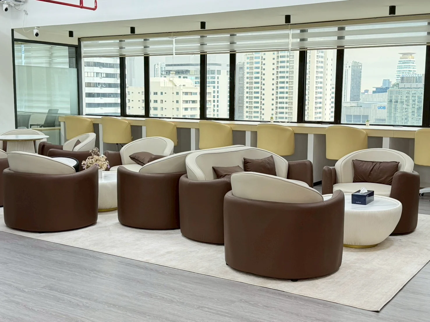 Common coworking area at ZenicHub Bangkok