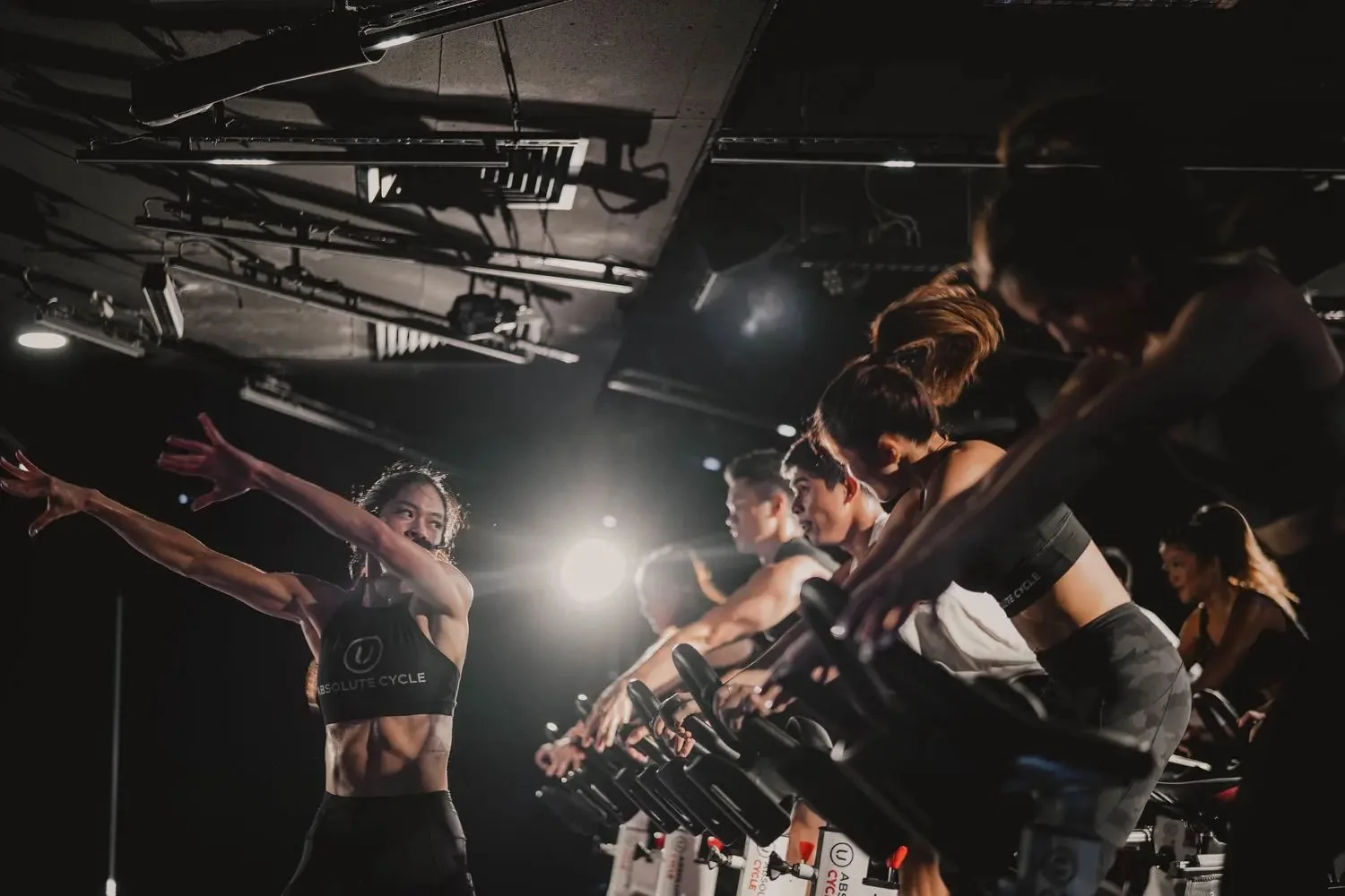 Rhythm cycling class at Absolute Thailand