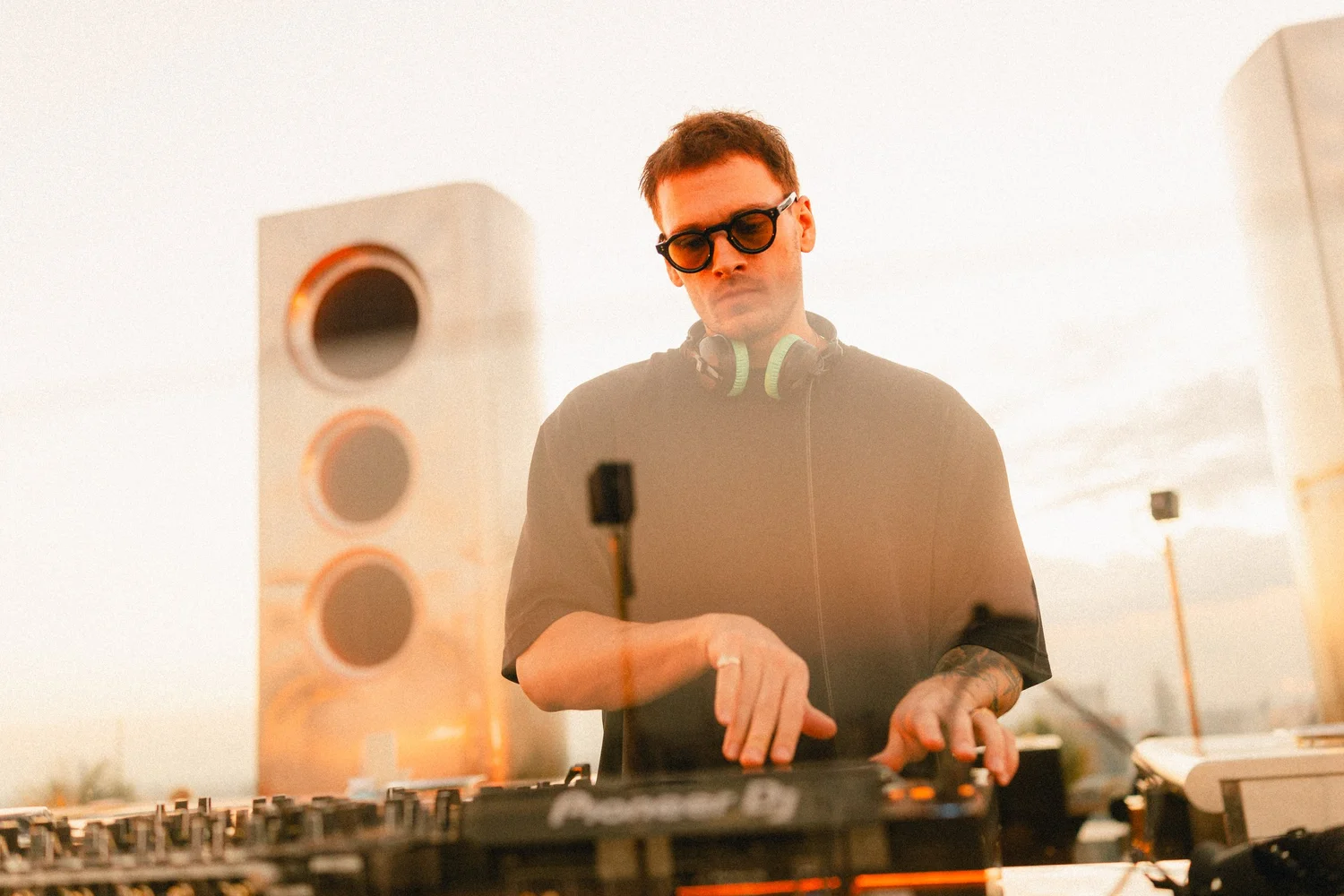 DJ performing at AETHER Bangkok