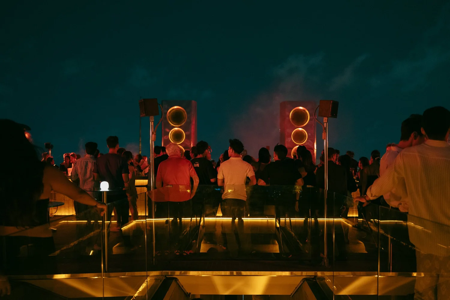 AETHER rooftop music setup