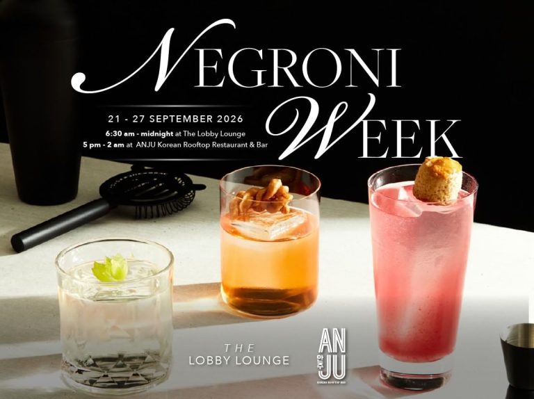 Negroni Week cocktails at ANJU Bangkok