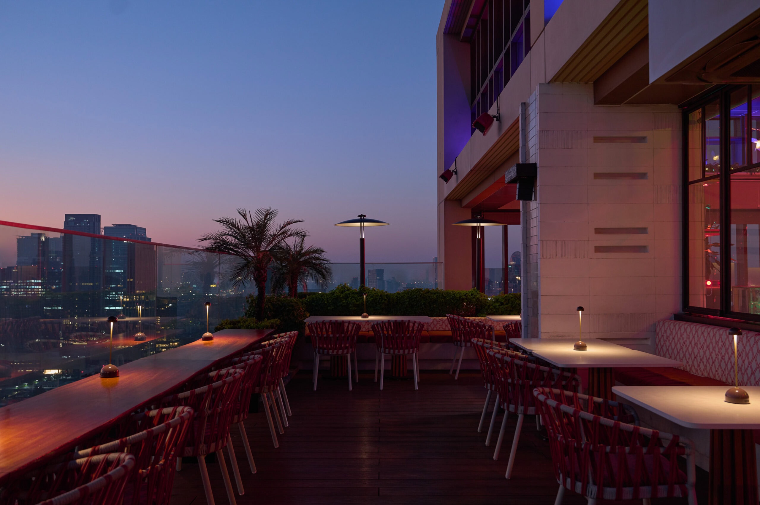 Evening atmosphere at Bar.Yard Bangkok