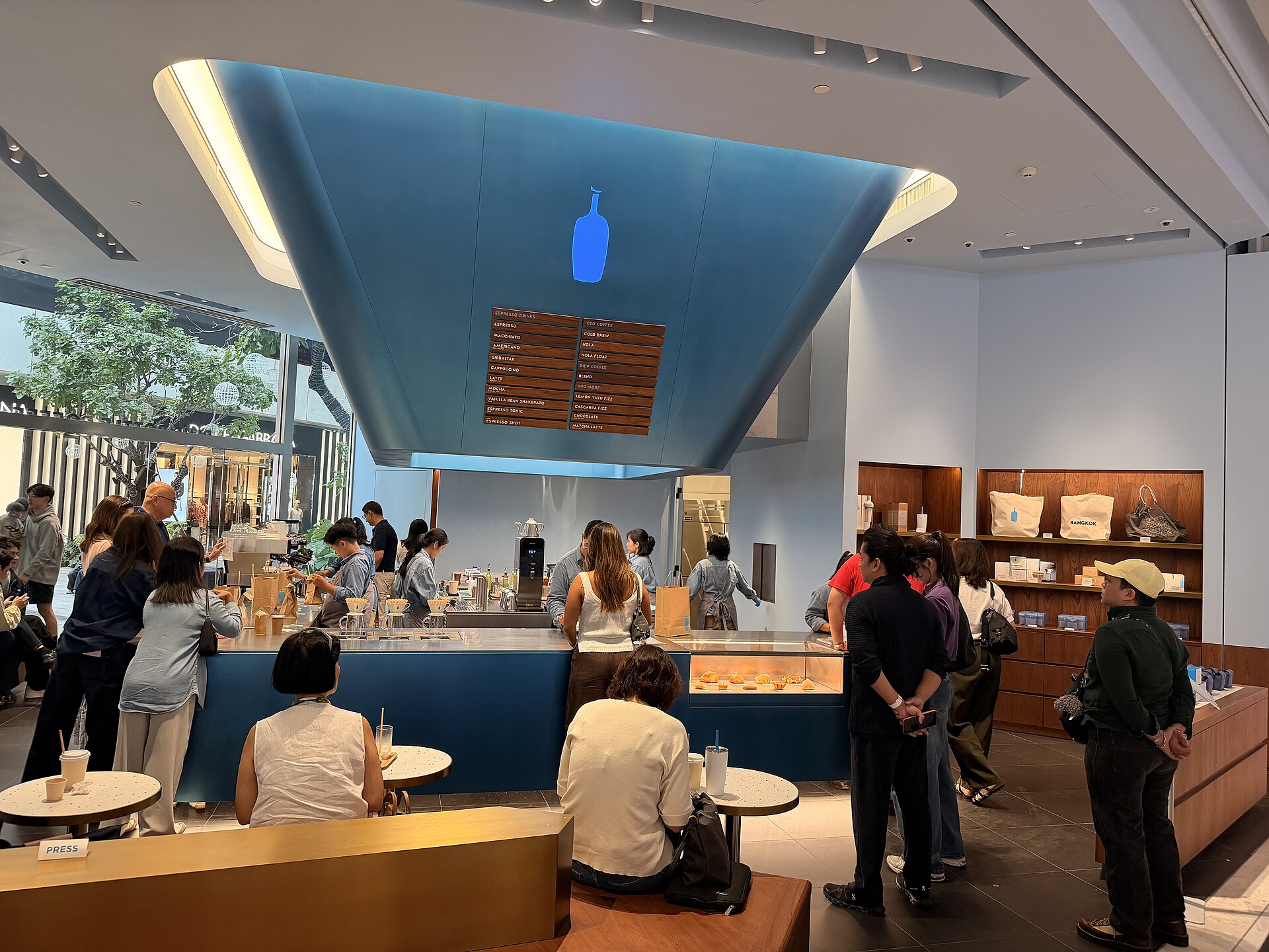 Blue Bottle Coffee flagship at EmQuartier in Bangkok