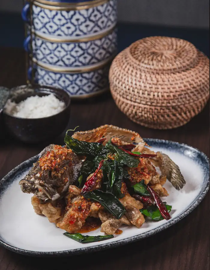 Grouper dish at ChomSindh Bangkok