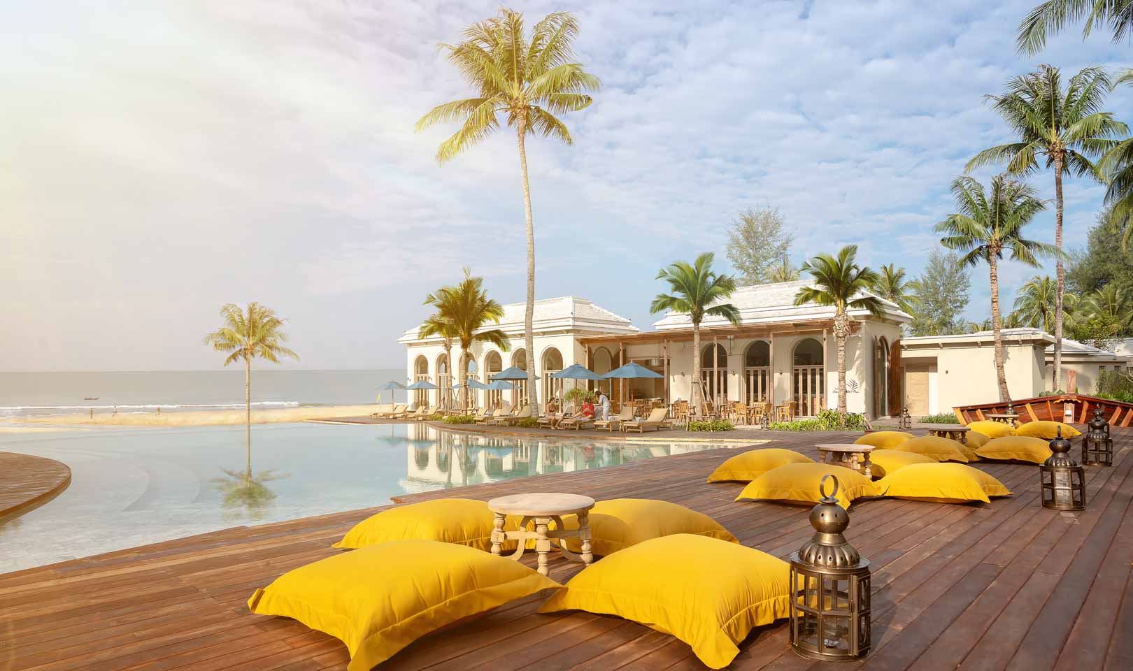 Resort grounds at Devasom Khao Lak