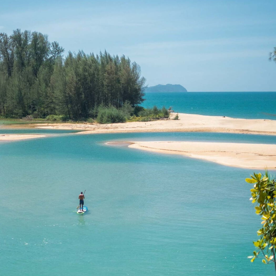 Lagoon beside Devasom Khao Lak resort