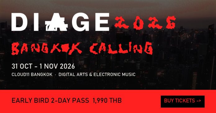 DIAGE Festival 2026 DIAGE Festival 2026 artwork for Bangkok
