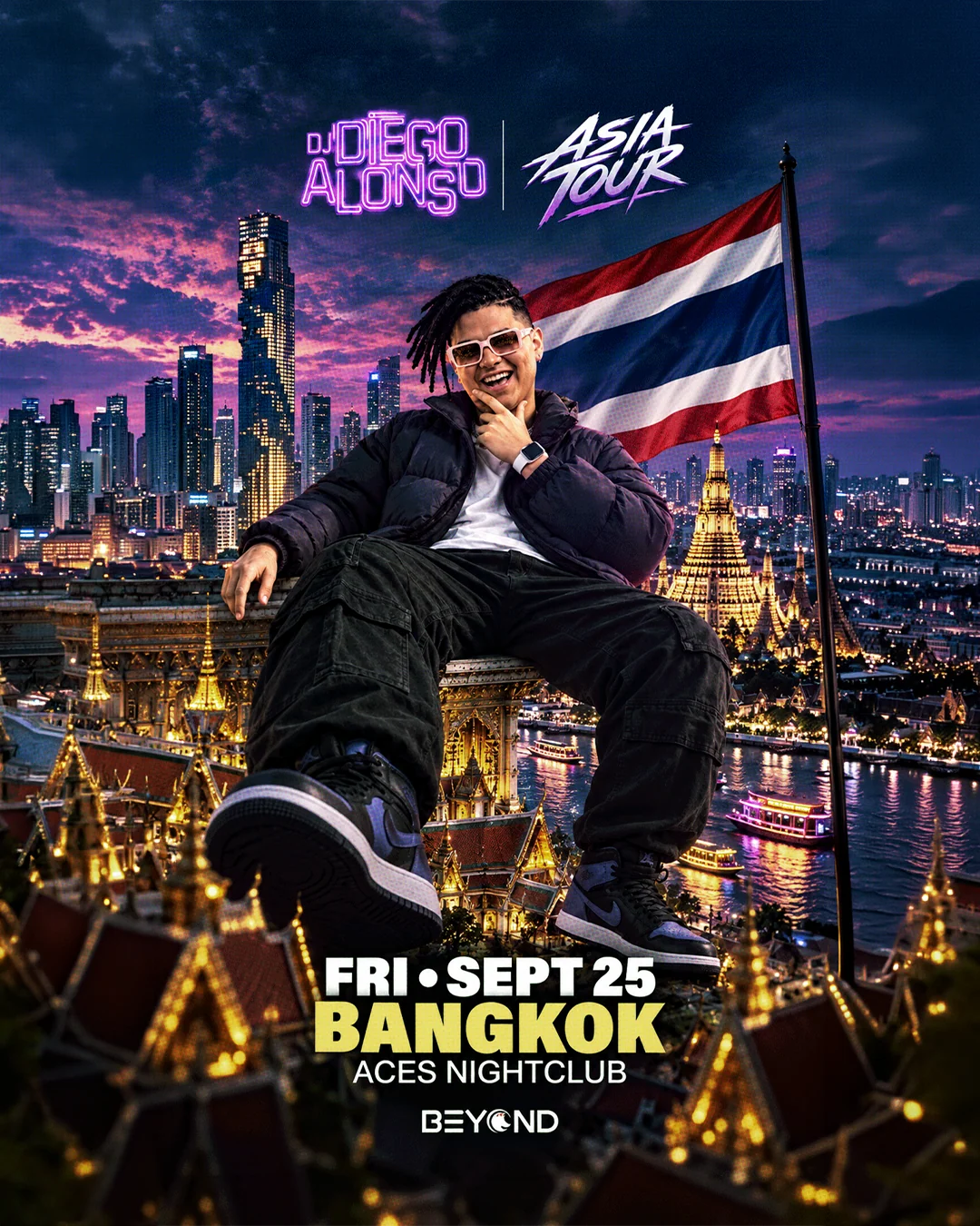 Diego Alonso Aces Bangkok event artwork