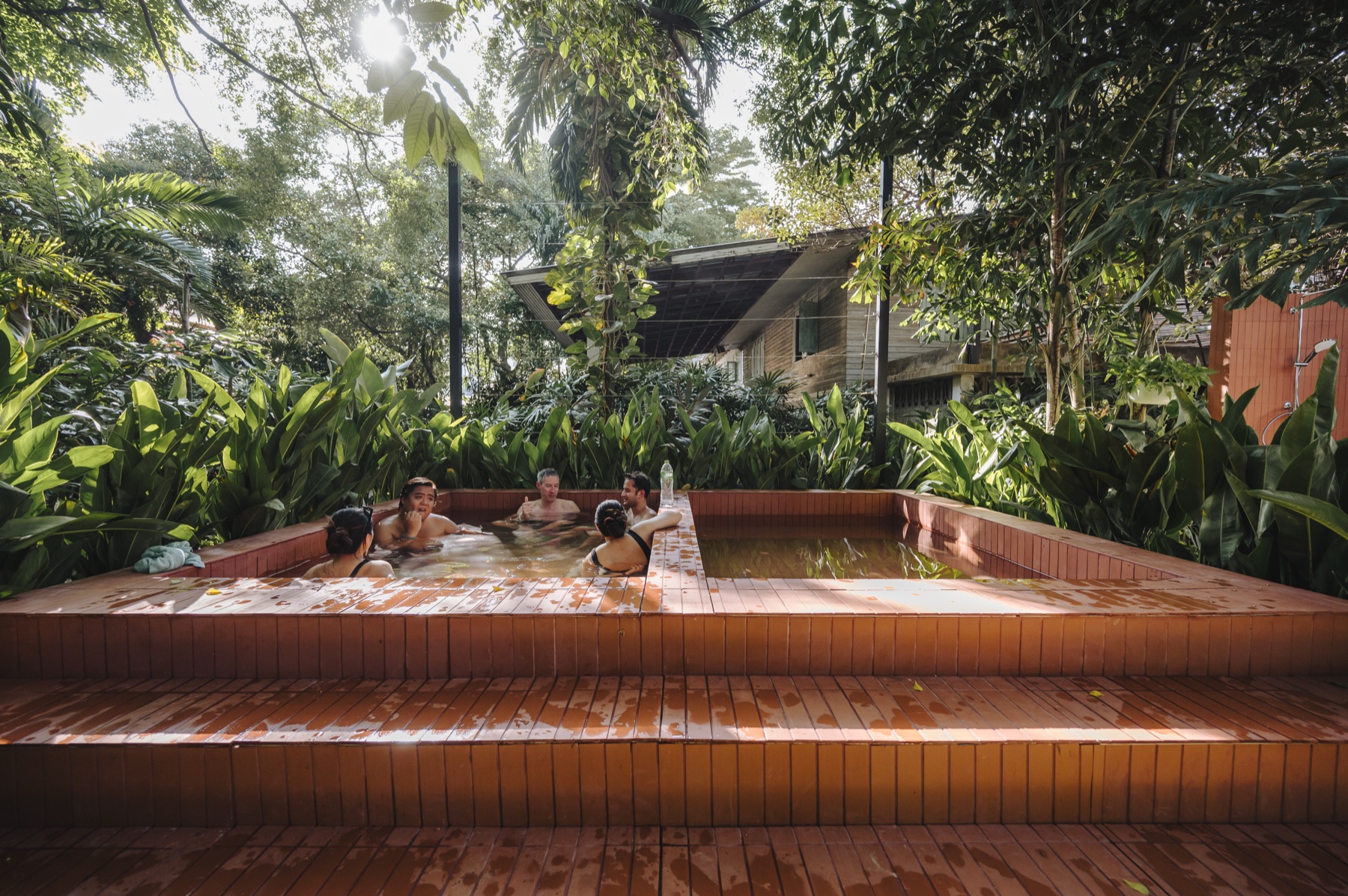 Hot pools at Dip Onsen Ari