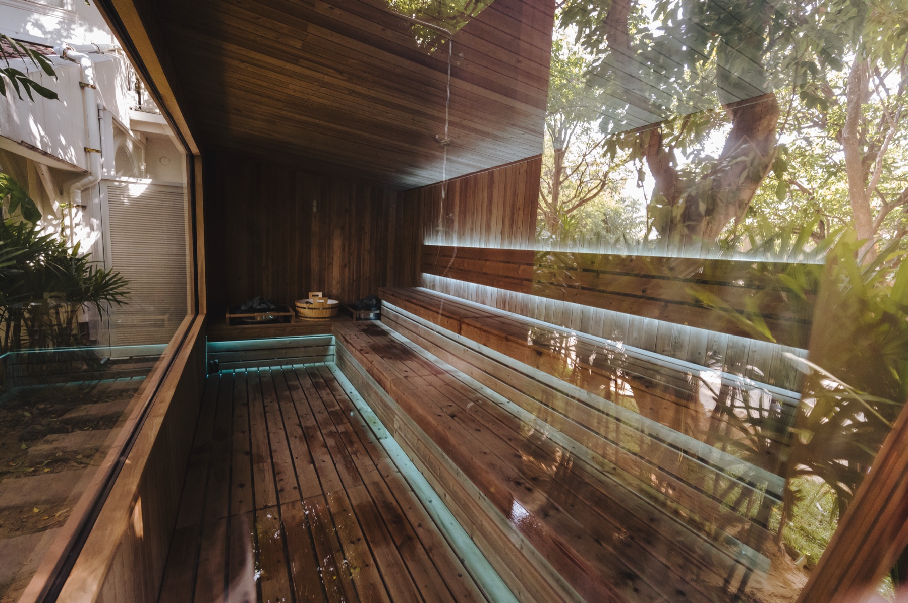 Sauna room at Dip Onsen Ari Bangkok