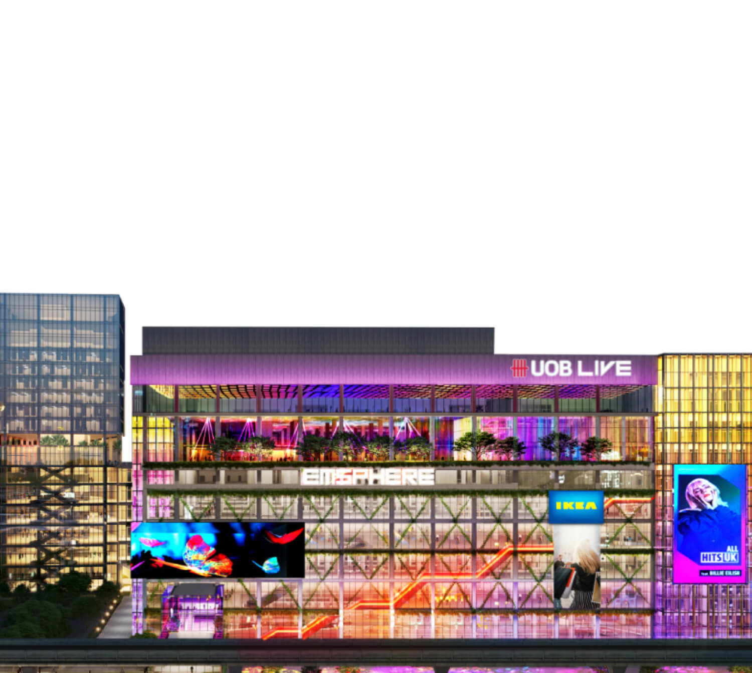 Emsphere entertainment and retail complex