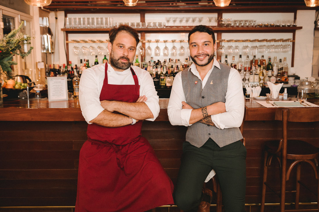 Chef and bar team at Giglio Bangkok
