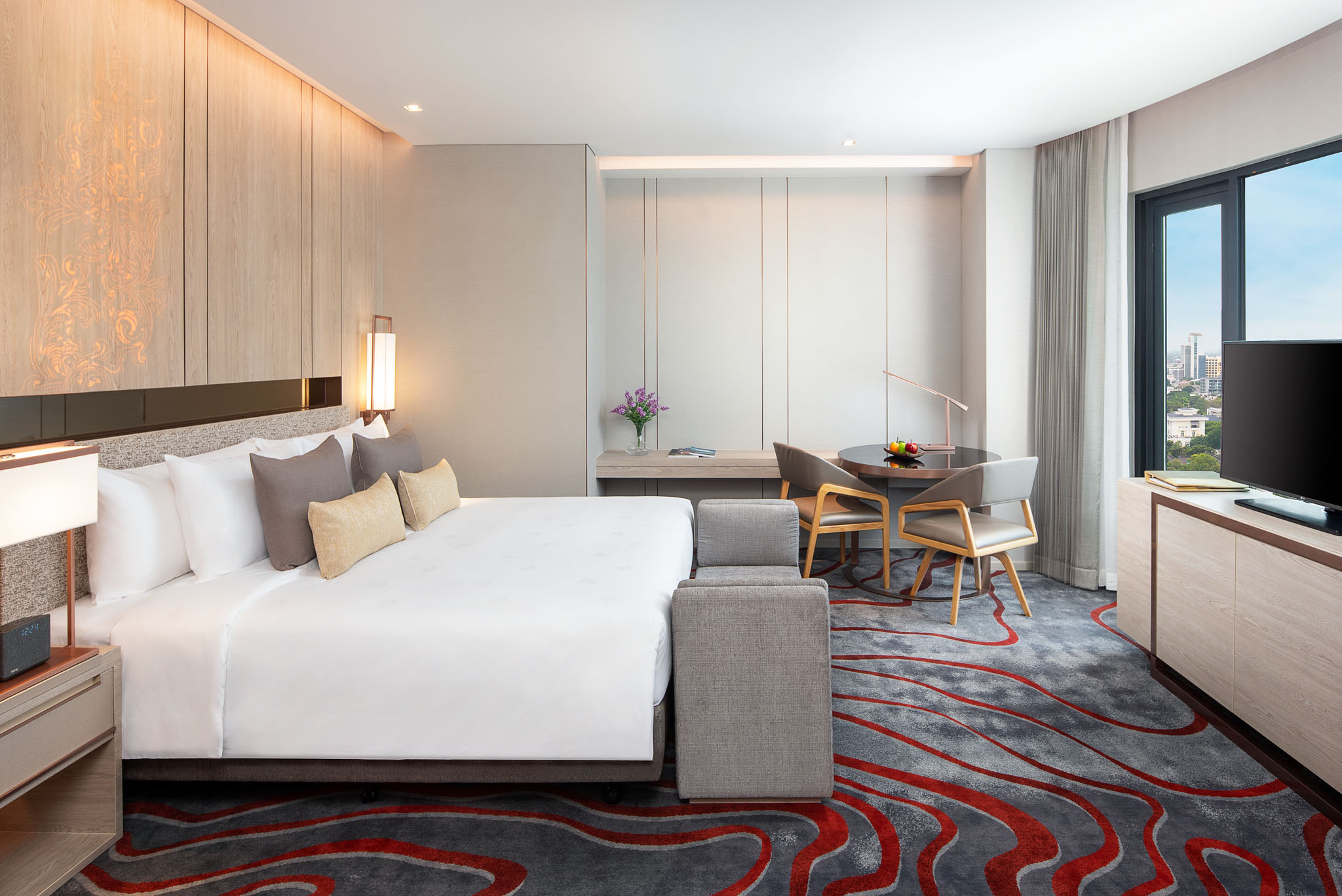 Premier guest room at Hotel Nikko Bangkok