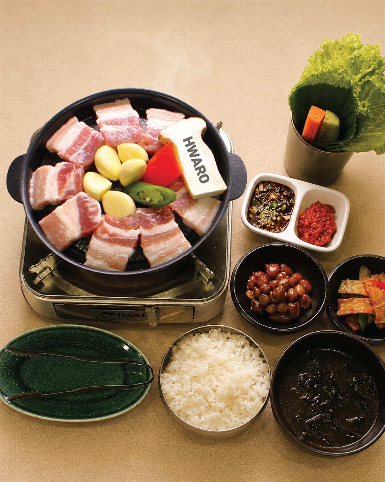 Hwaro Korean griddle barbecue restaurant