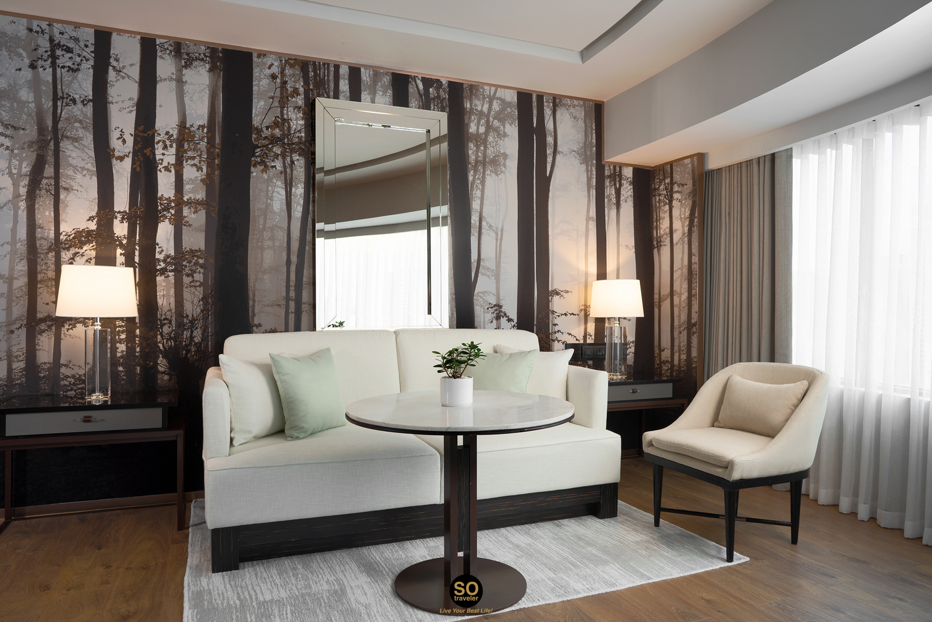 PASAYA textile details in the JW Marriott Bangkok Nature Suite
