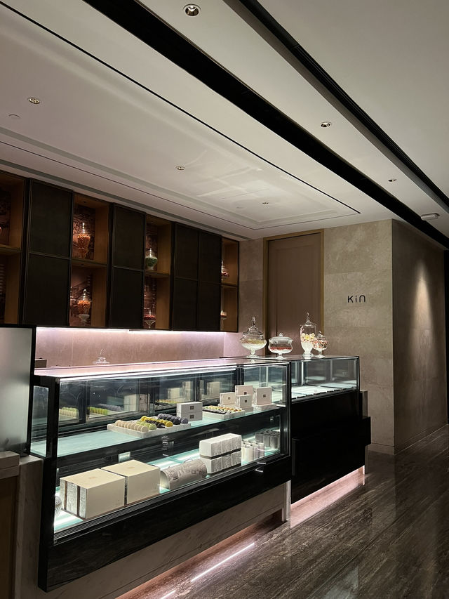 Pastry counter and display at KIN Capella Bangkok