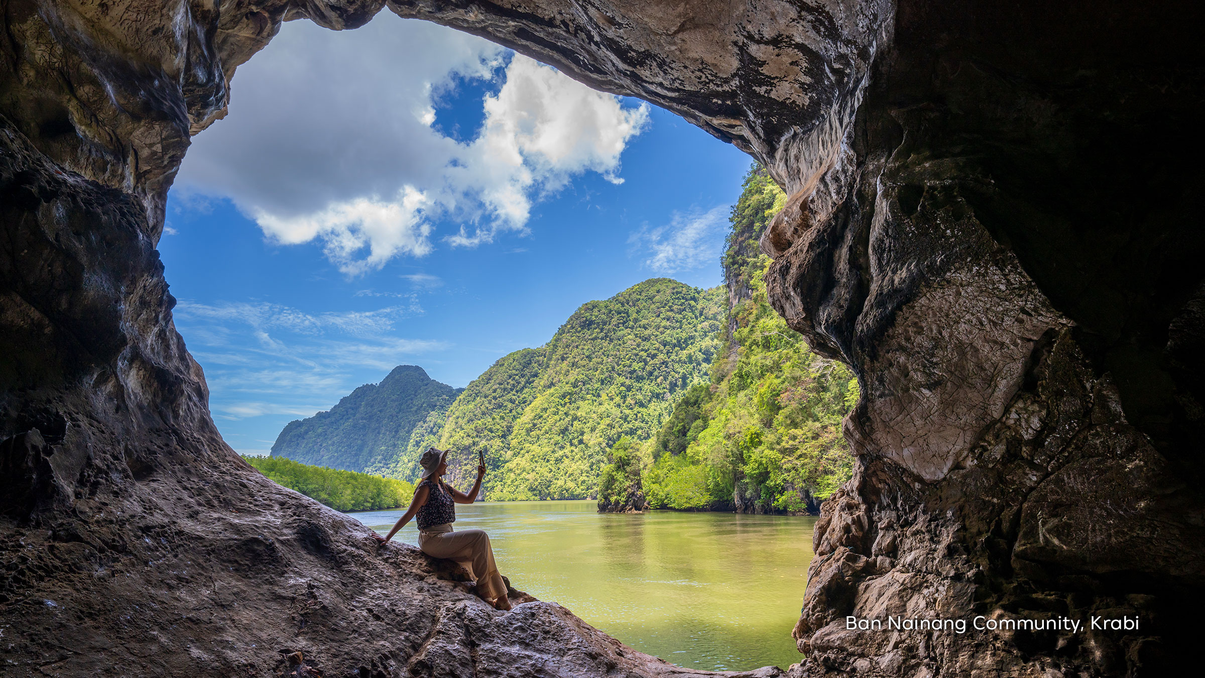 Community ecotourism setting at Ban Nai Nang in Krabi