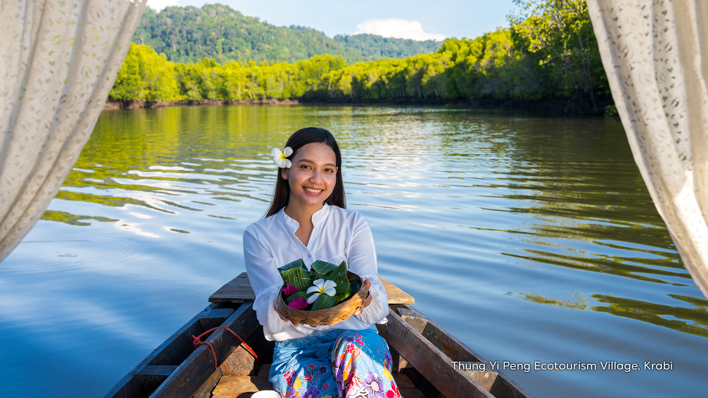 Mangrove landscape at Thung Yi Peng in Krabi province