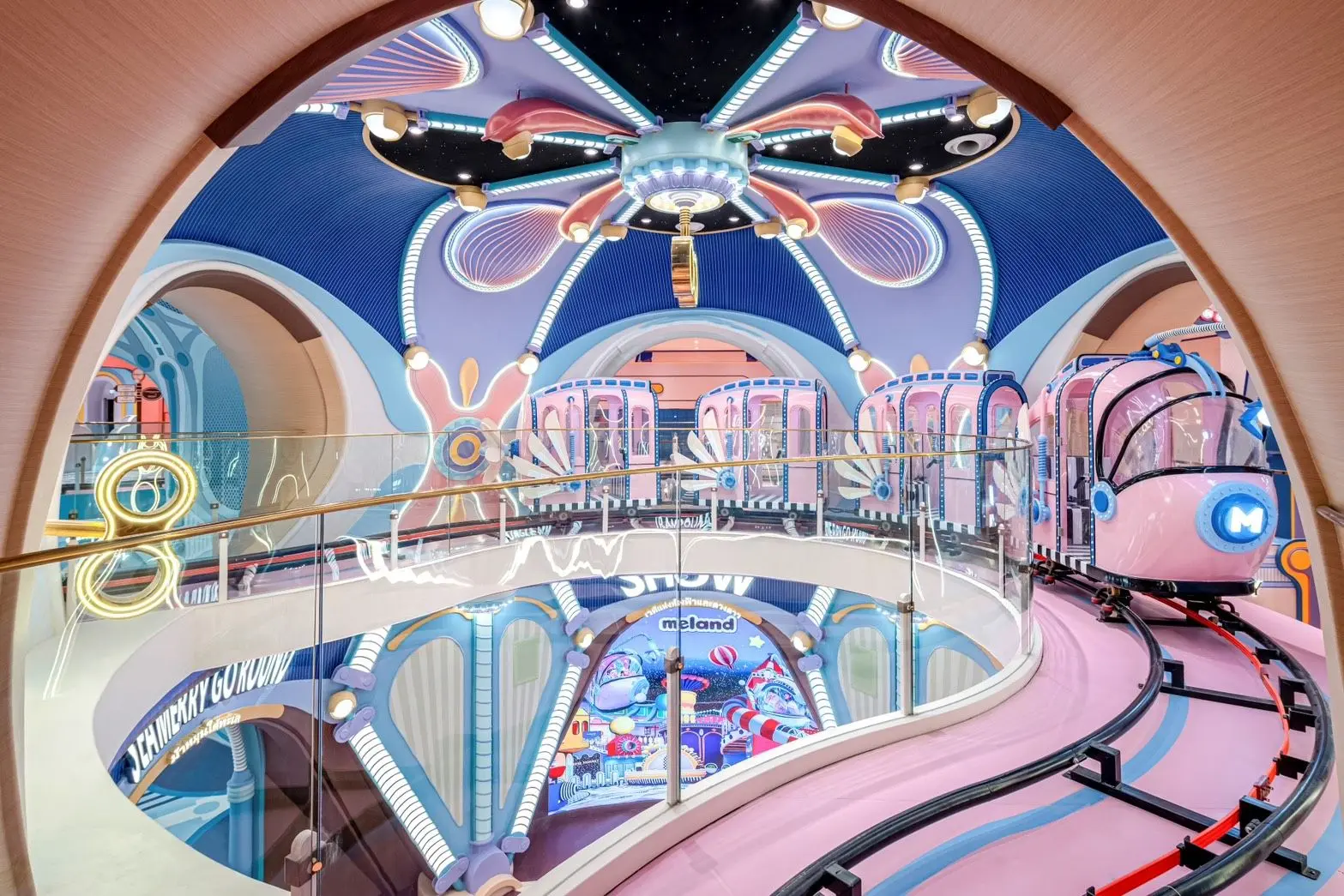 Immersive play zone at MELAND Siam Paragon