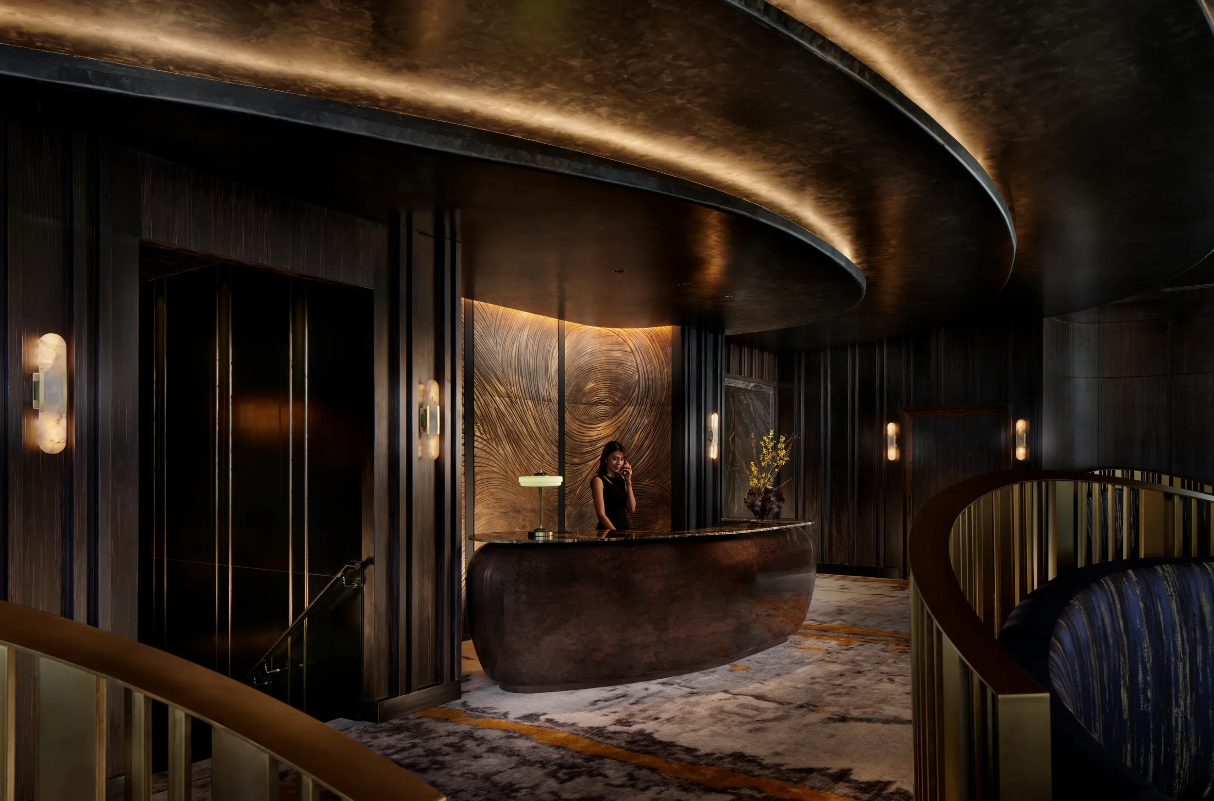 Nobu Bangkok lounge interior