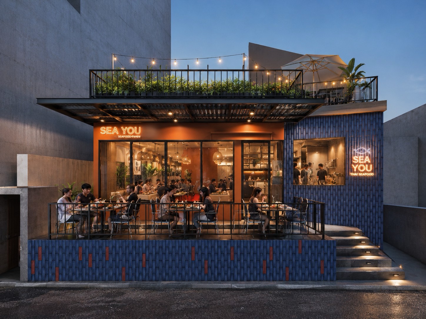 Pad Lay restaurant in central Pattaya