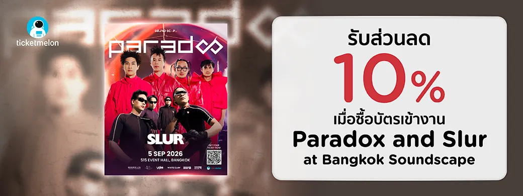 Official Paradox and Slur at Bangkok Soundscape campaign artwork