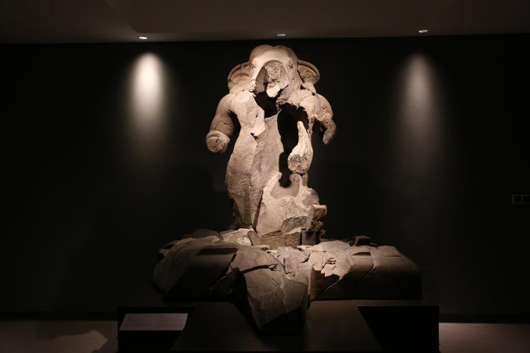 Ancient Ganesha sculpture at Prachinburi National Museum