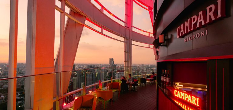 Red Sky Bar on level 56 in central Bangkok