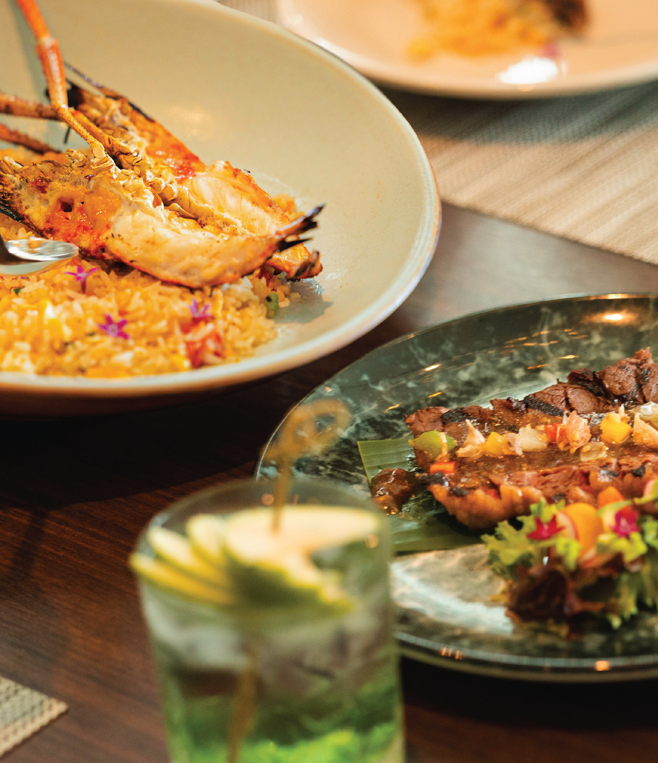 Featured dish at River Barge Restaurant