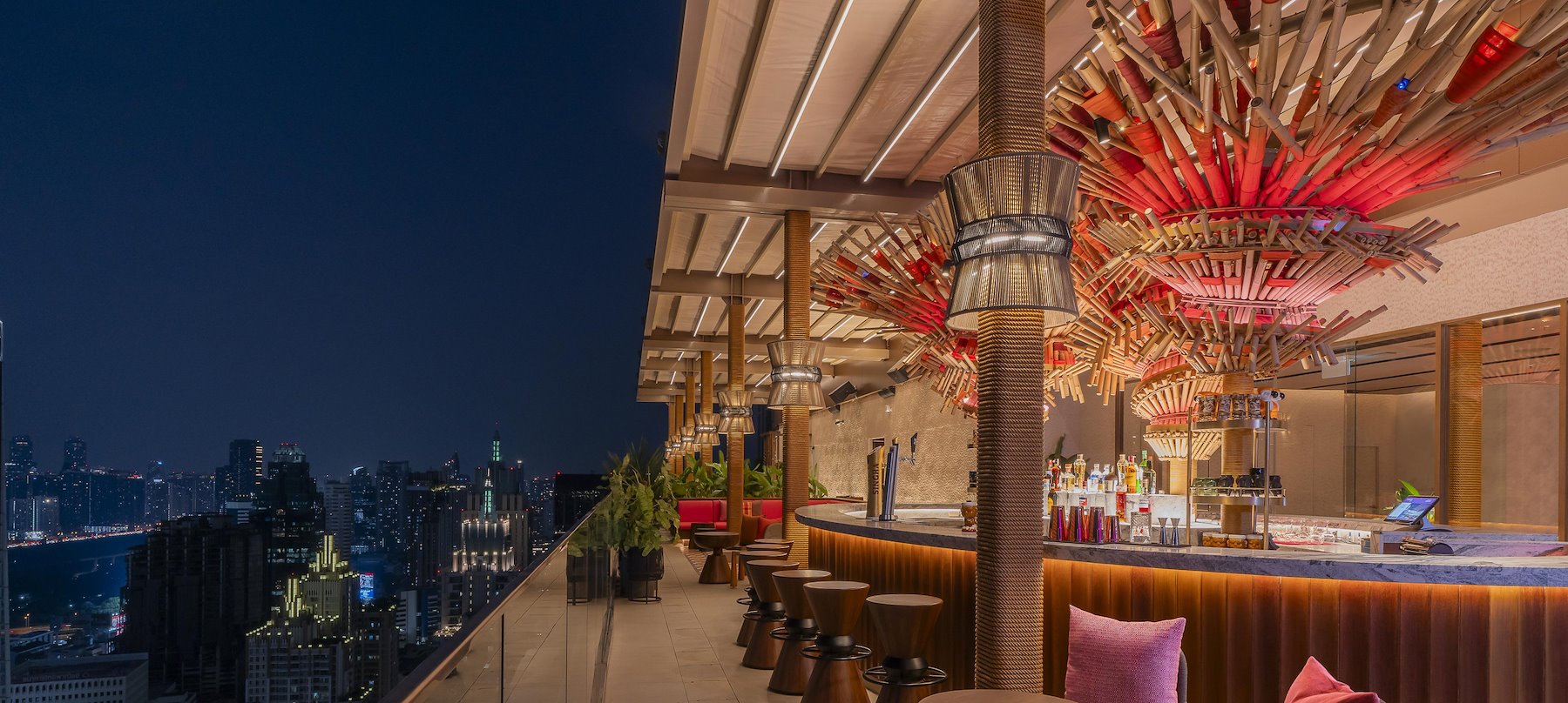 Sato San Rooftop Bar, official view 2