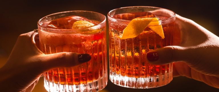 Two classic cocktails at Scarlett Bangkok