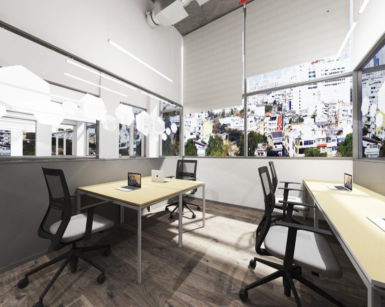Coworking lounge at Spaces Summer Hill in Bangkok