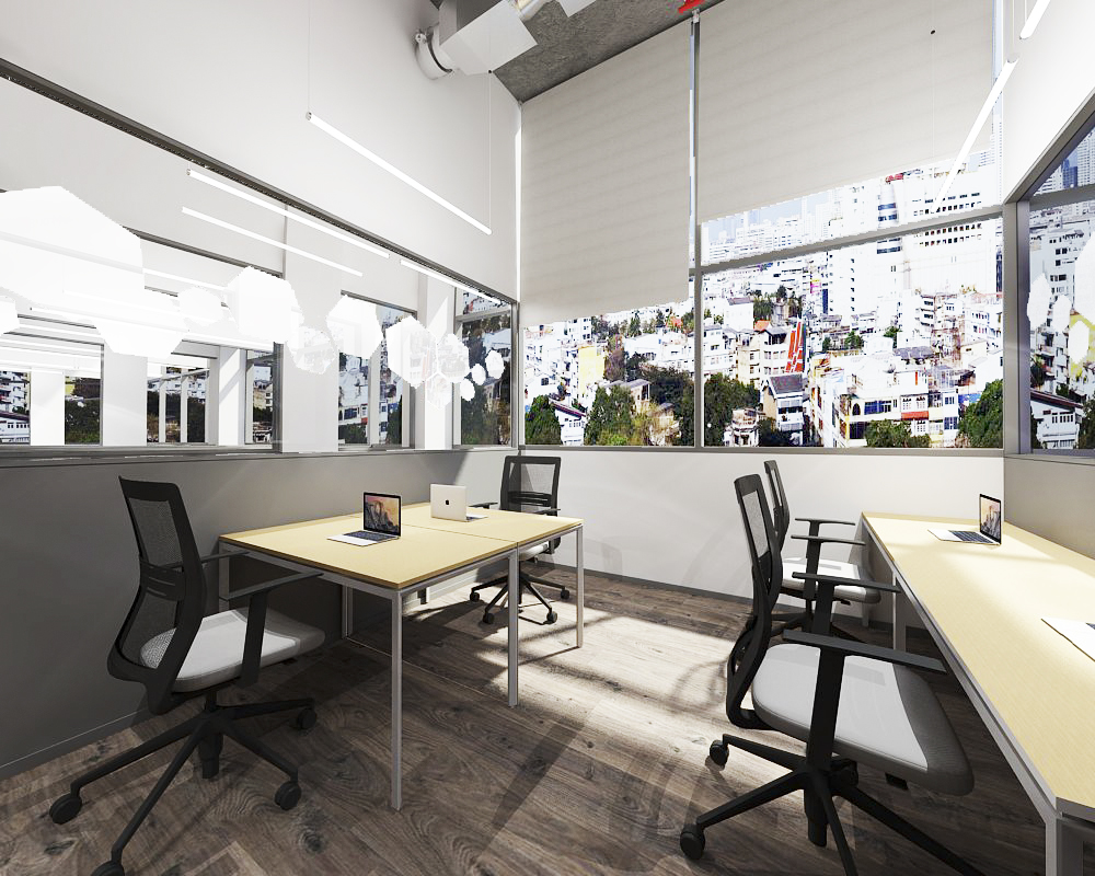 Coworking lounge at Spaces Summer Hill in Bangkok