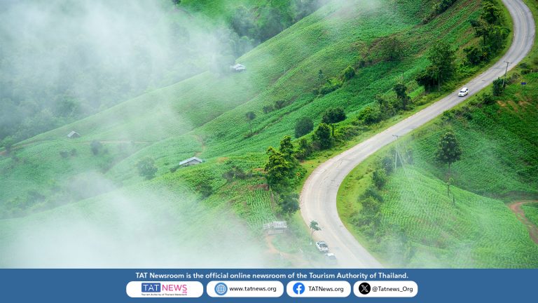 Scenic self-drive travel through Thailand