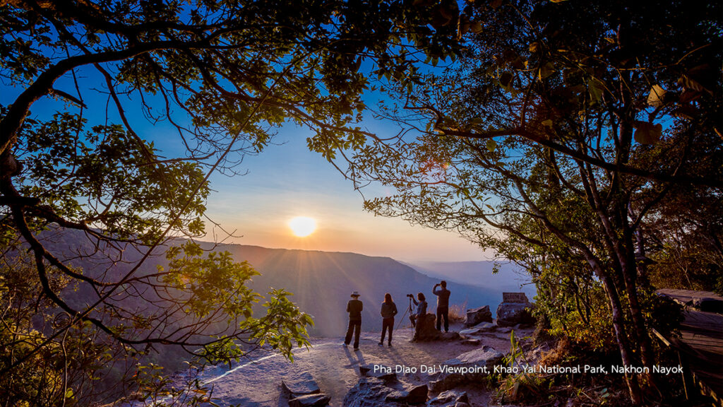 Pha Diao Dai viewpoint in Khao Yai National Park