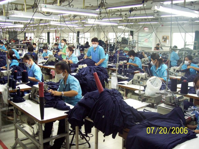 Thailand garment factory SMEs Garment production workers in Thailand