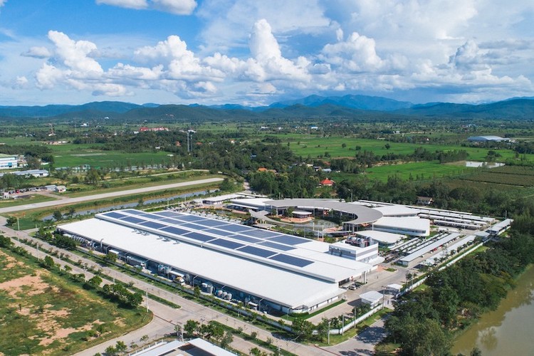 Production floor at a factory in Thailand