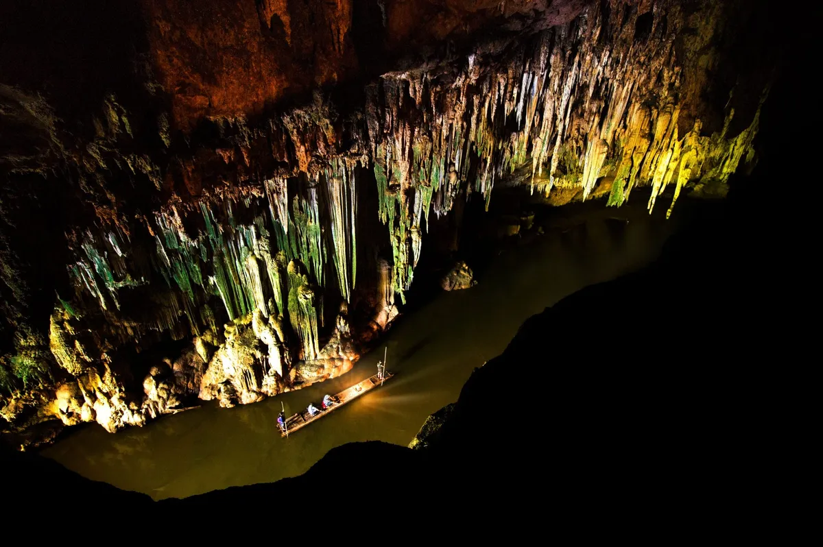 Forest landscape around Tham Lod Cave