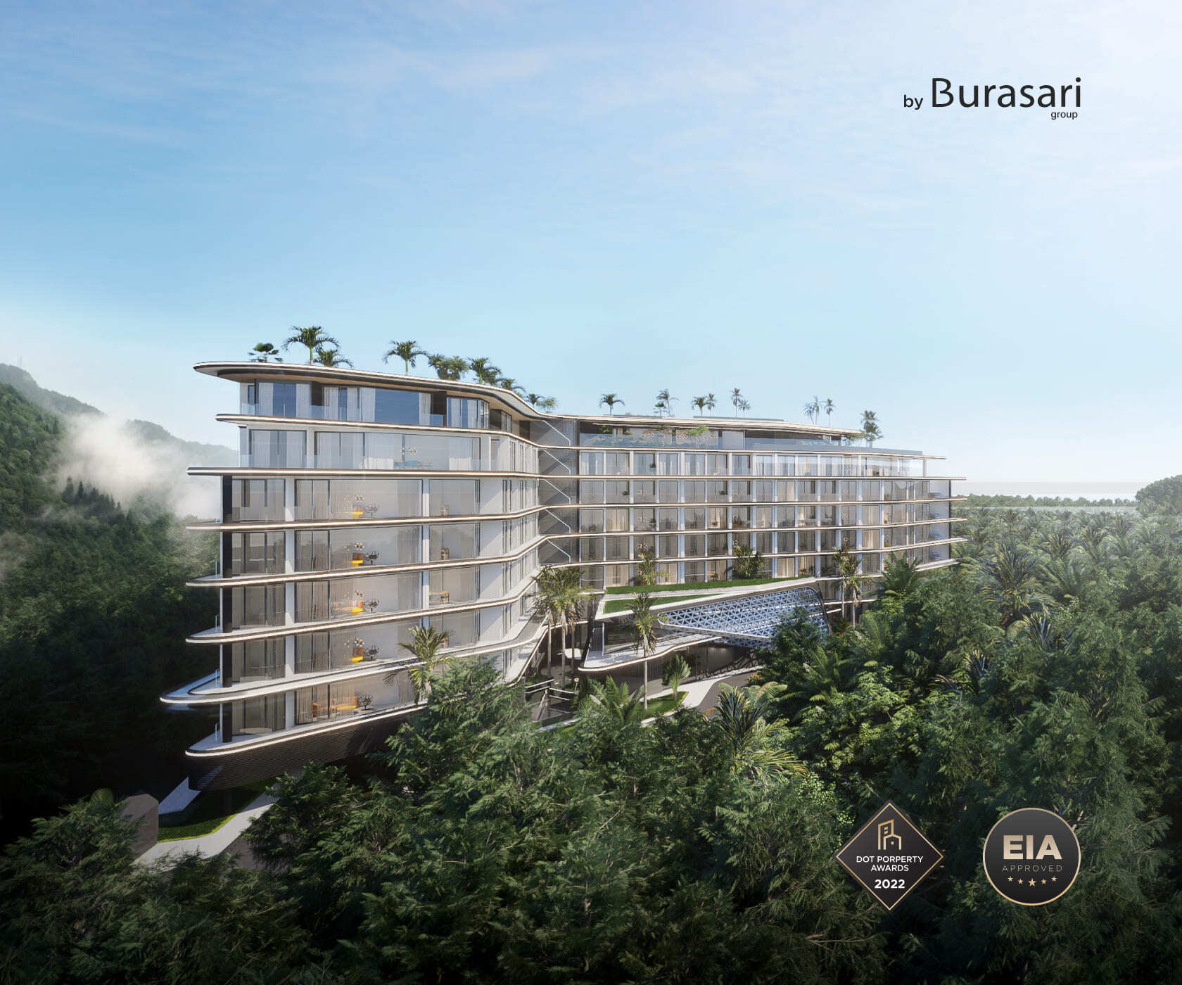 Architectural rendering of The ONE NaiHarn in Phuket