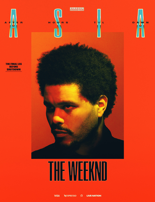 The Weeknd After Hours Til Dawn Asia tour artwork