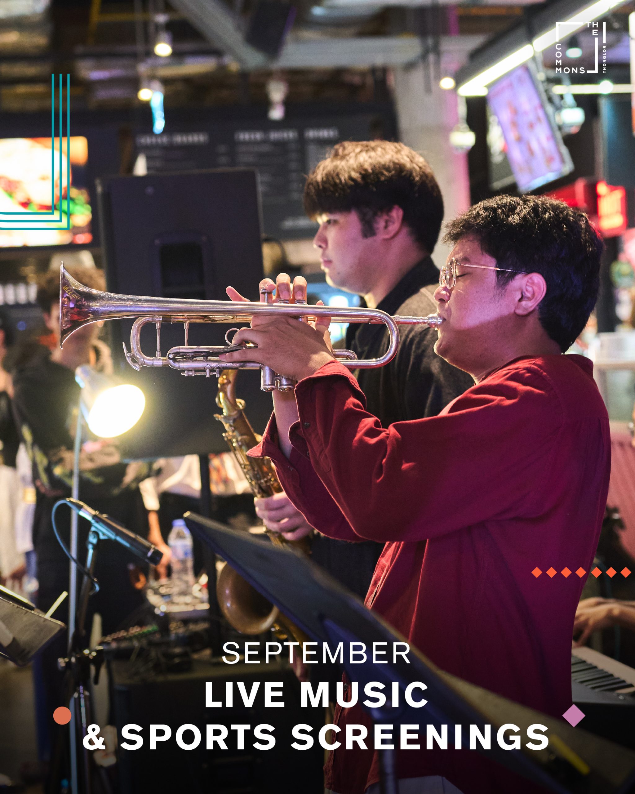 theCOMMONS Thonglor September 2026 live music schedule