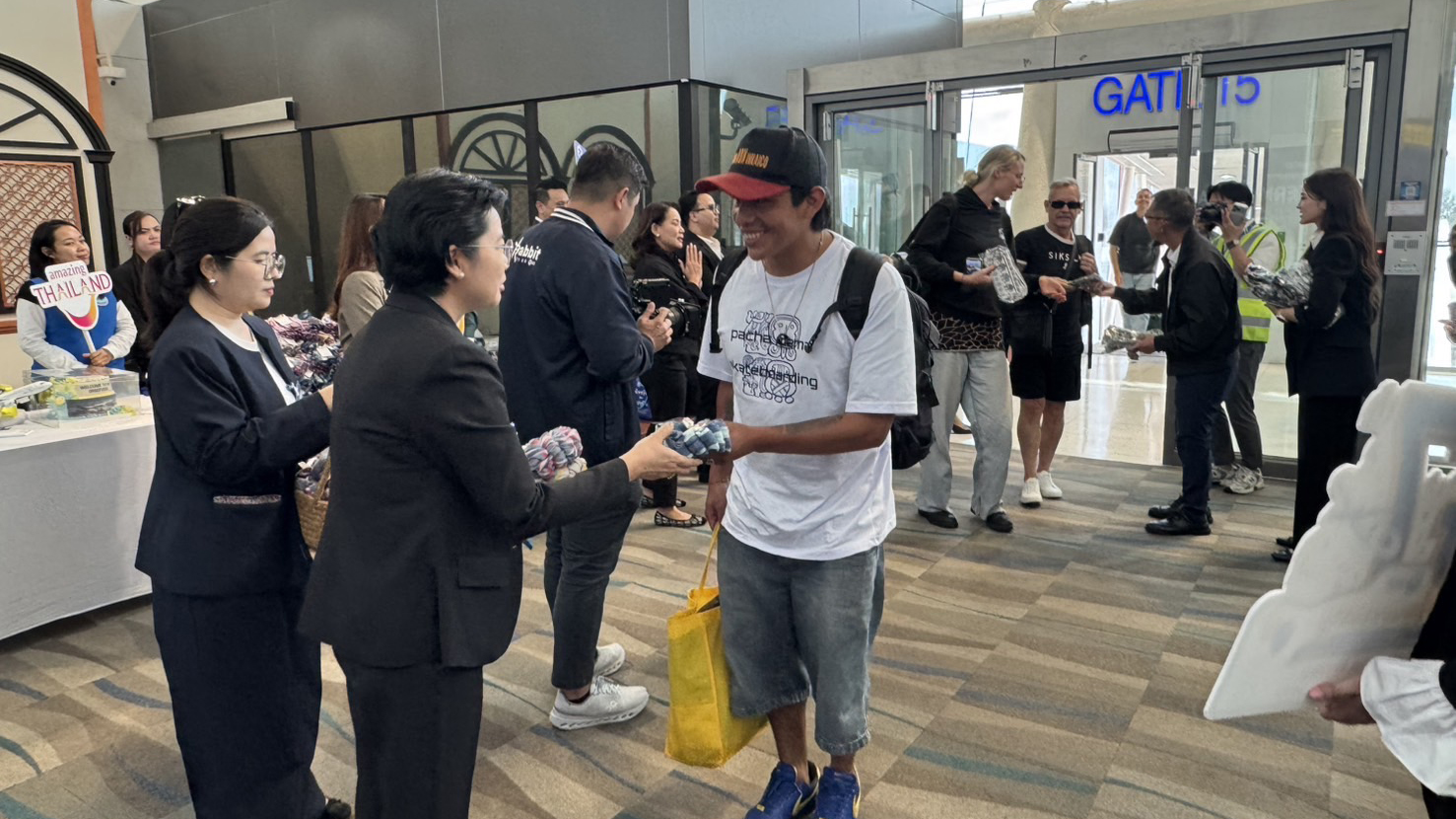 Inaugural TransNusa ceremony at Phuket International Airport