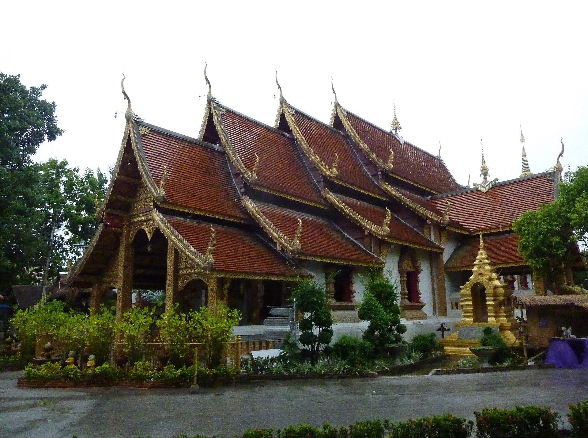 Main viharn at Wat Sri Suphan Chiang Mai
