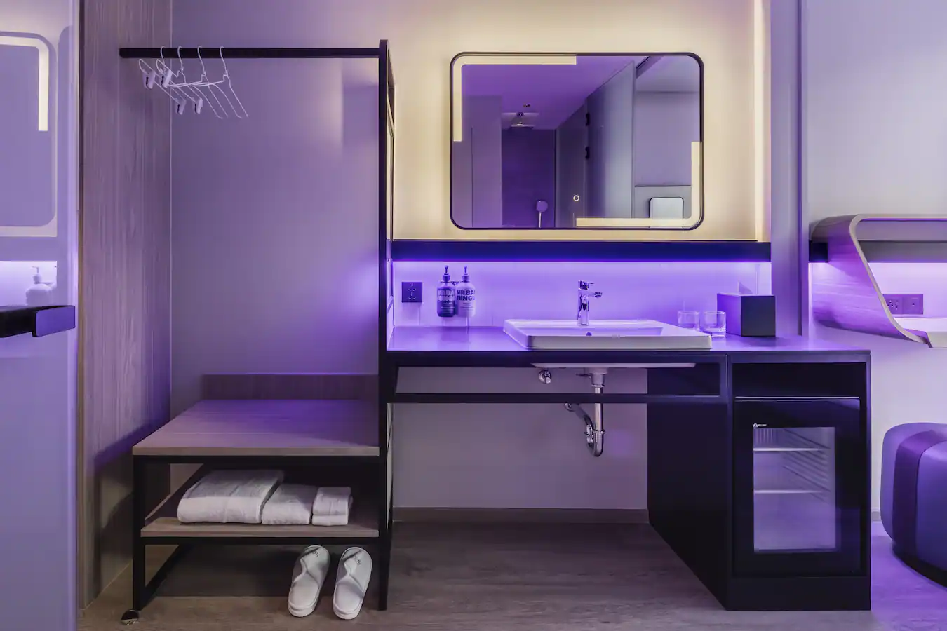 Bathroom vanity at YOTEL Bangkok Sukhumvit