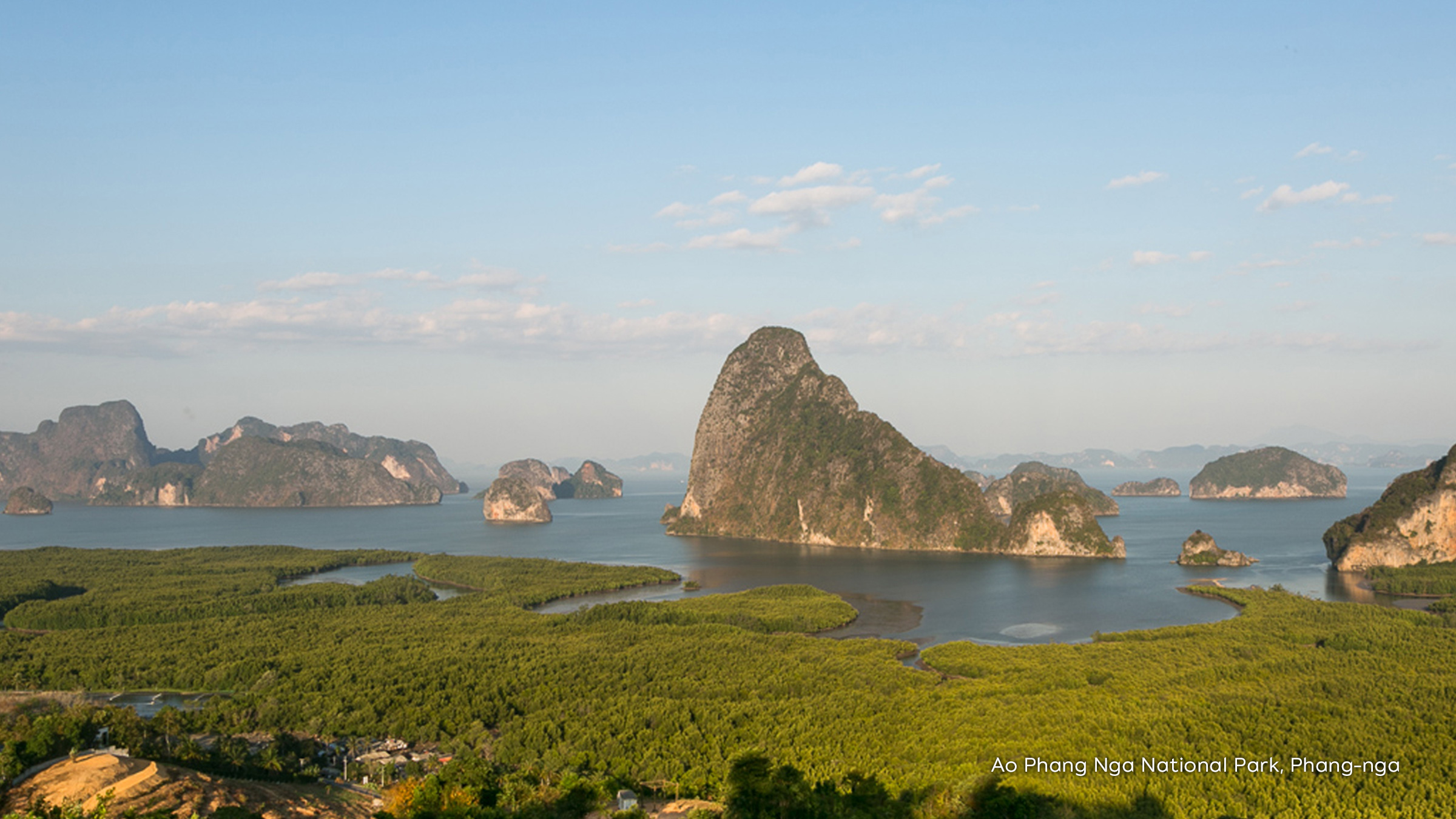 Limestone scenery in Ao Phang Nga National Park