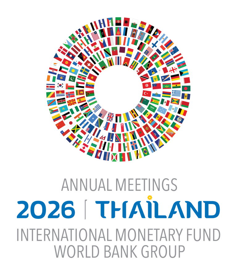Official logo for the 2026 IMF and World Bank Group Annual Meetings in Thailand