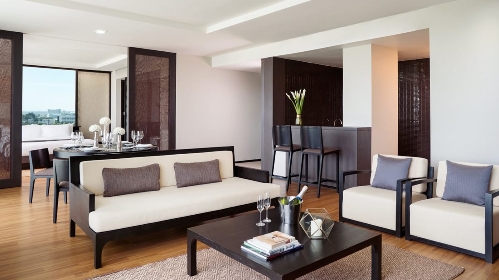 Royal Suite living and dining area at Avani Khon Kaen